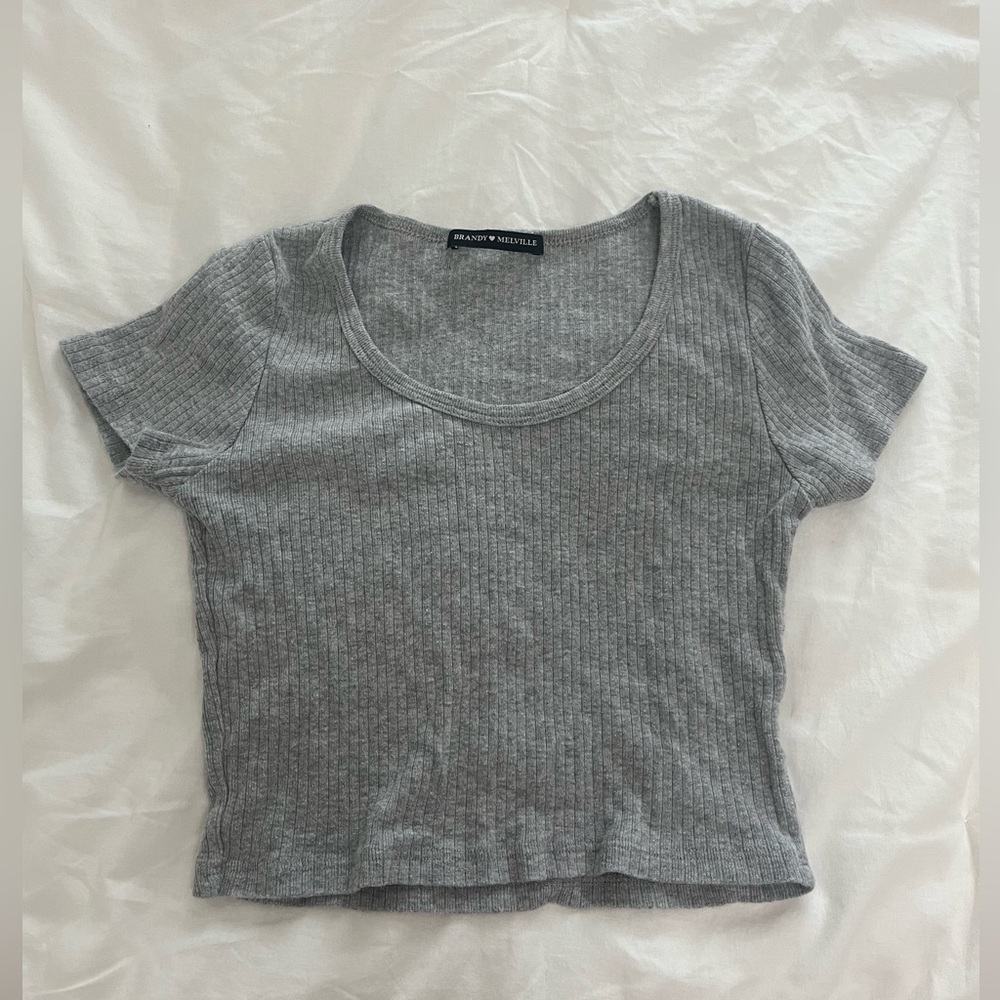 Brandy Melville Grey Top